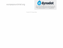 Tablet Screenshot of europepourchrist.org